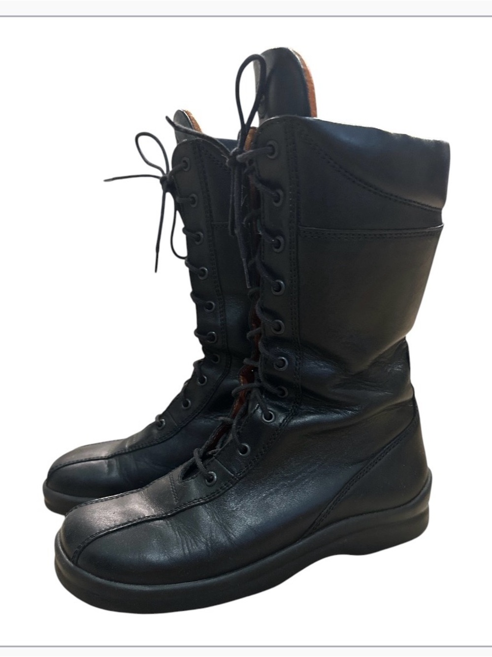 Footprints by Birkenstock Lace-Up Leather Boots 37